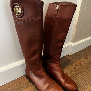 Tory Burch Tall Riding Boot -Brown